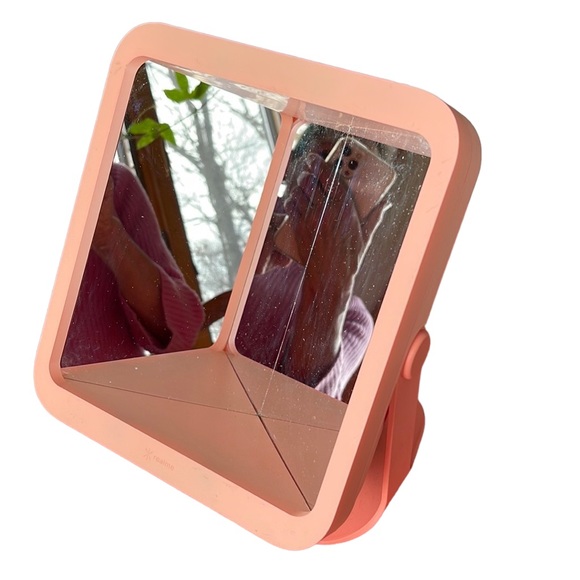 “True mirror” coral pink mirror. Correct face asymmetries. - Picture 2 of 5